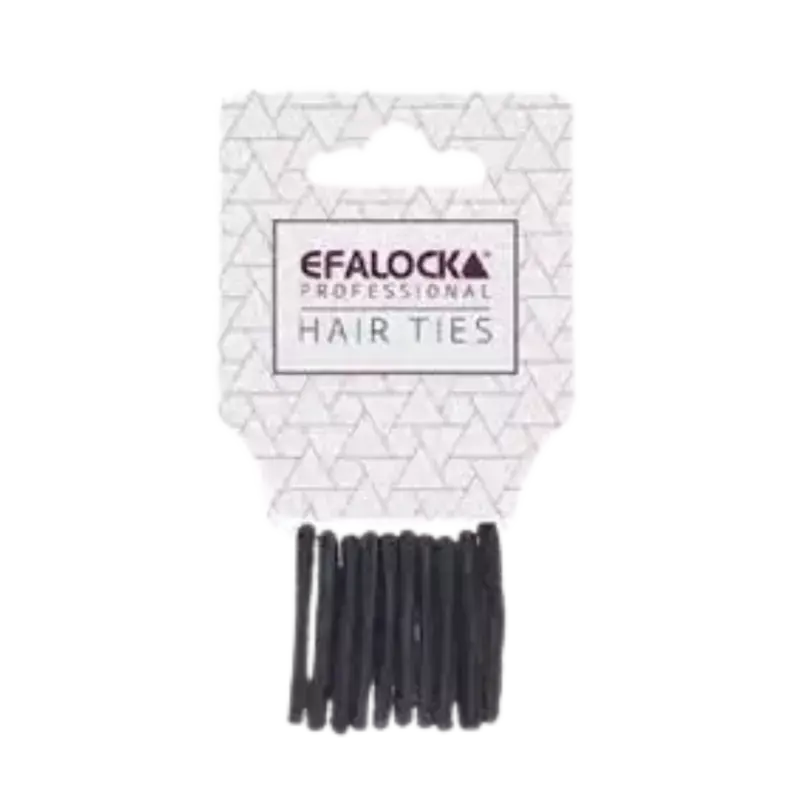 Efalock Haargummi 15mm- 10 Stucks Black Beliebt