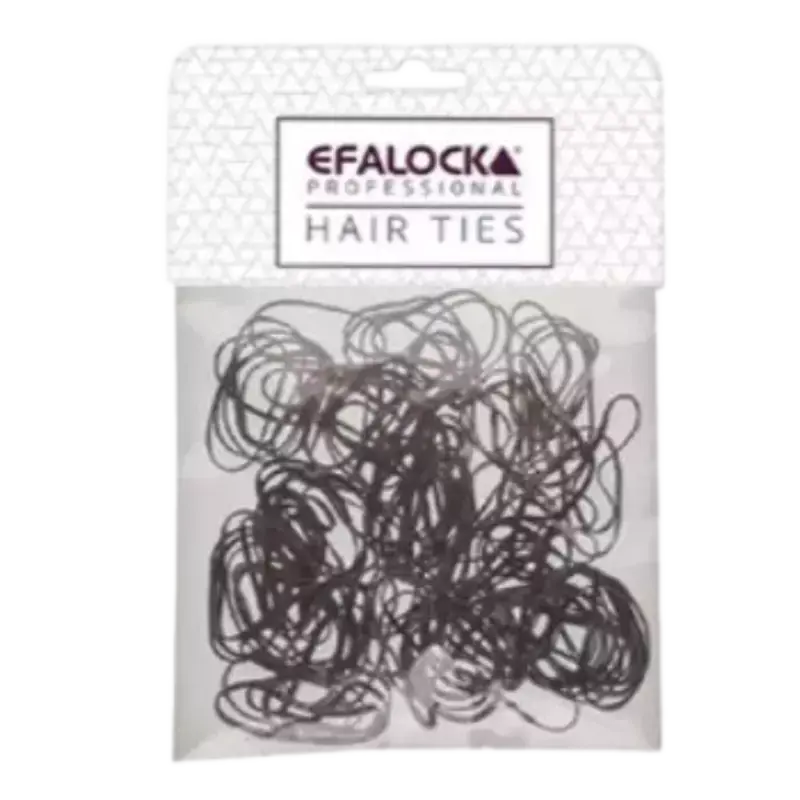 Garantierte Lieferung Efalock Rasta-Haargummi Klein - 100 Stuks Braun