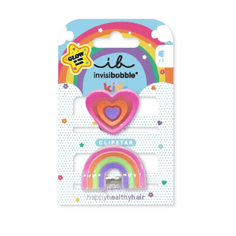 Invisibobble Clipstar Glow Kids Happy Heart Mega-Angebot