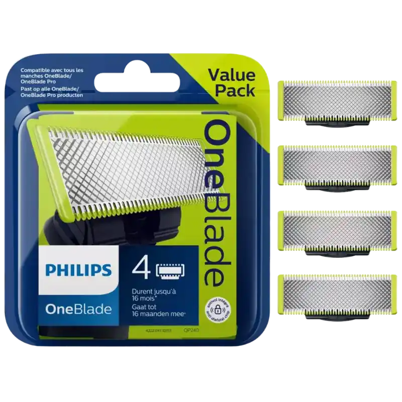 Echt Philips Oneblade Spare Blades 4 stück