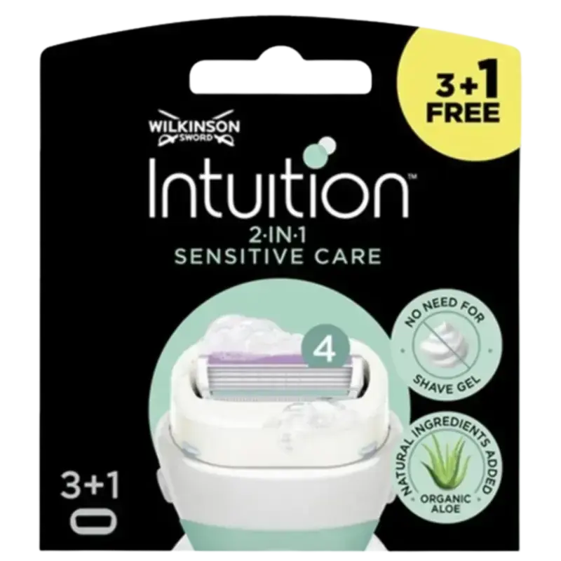 Wilkinson Intuition Sensitive Care Blades 3+1 stück Letzte Chance