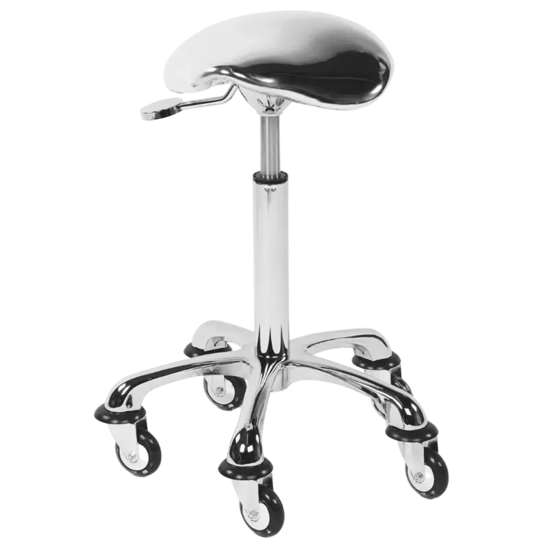Rabatt Sibel Saddle Stool Rollercoaster Eccentric Silver