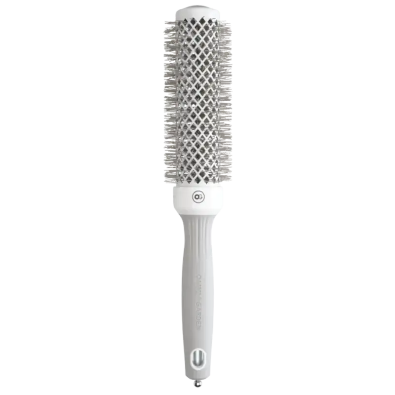 Direkt Vom Hersteller Olivia Garden Expert Blowout Speed Wavy Bristles White & Grey 35