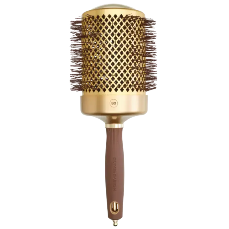 Olivia Garden Blowout Shine Wavy Bristles Gold & Brown 80 Direktkauf