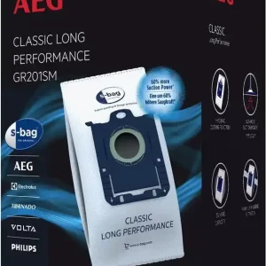 Direkt Vom Hersteller AEG S-Bag Classic Long Performance GR201SM Vacuum Cleaner Bags 12 pack