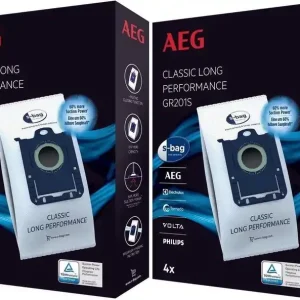 Top-Angebot AEG S-Bag Classic Long Performance GR201S Vacuum Cleaner Bags 8 pack