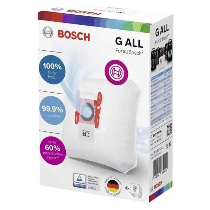 Bosch Stofzuigerzakken 4st Neu Im Sortiment