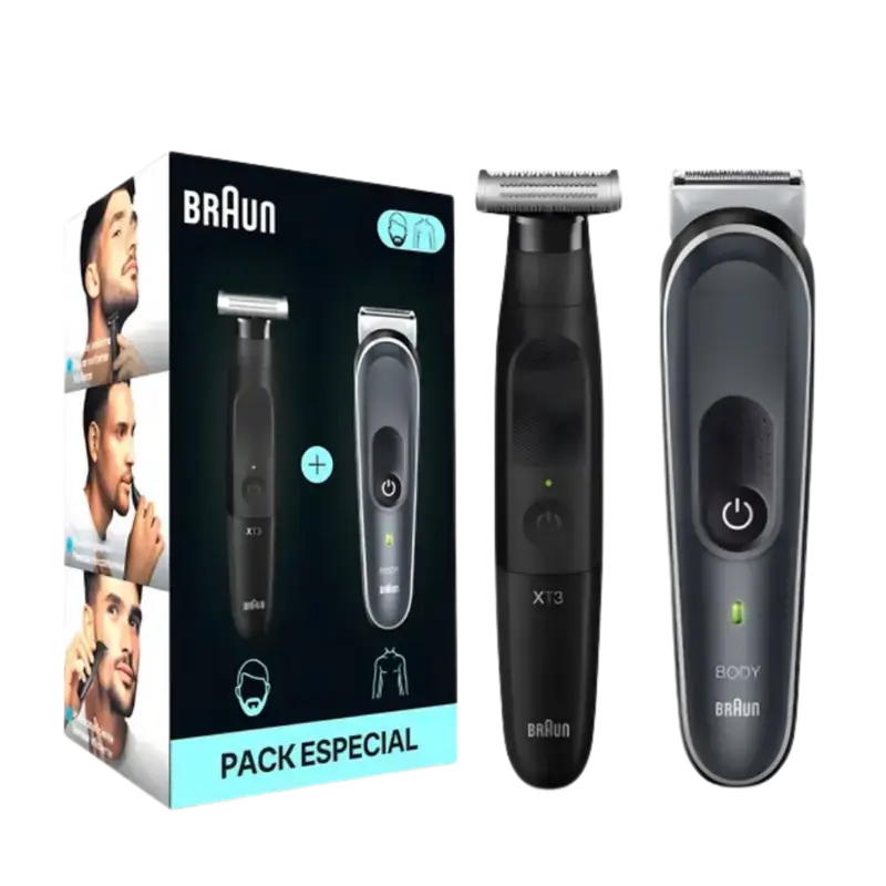 Garantierte Lieferung Braun Special Pack BG5360 + XT3100 Body Groomer and Beard Trimmer Set