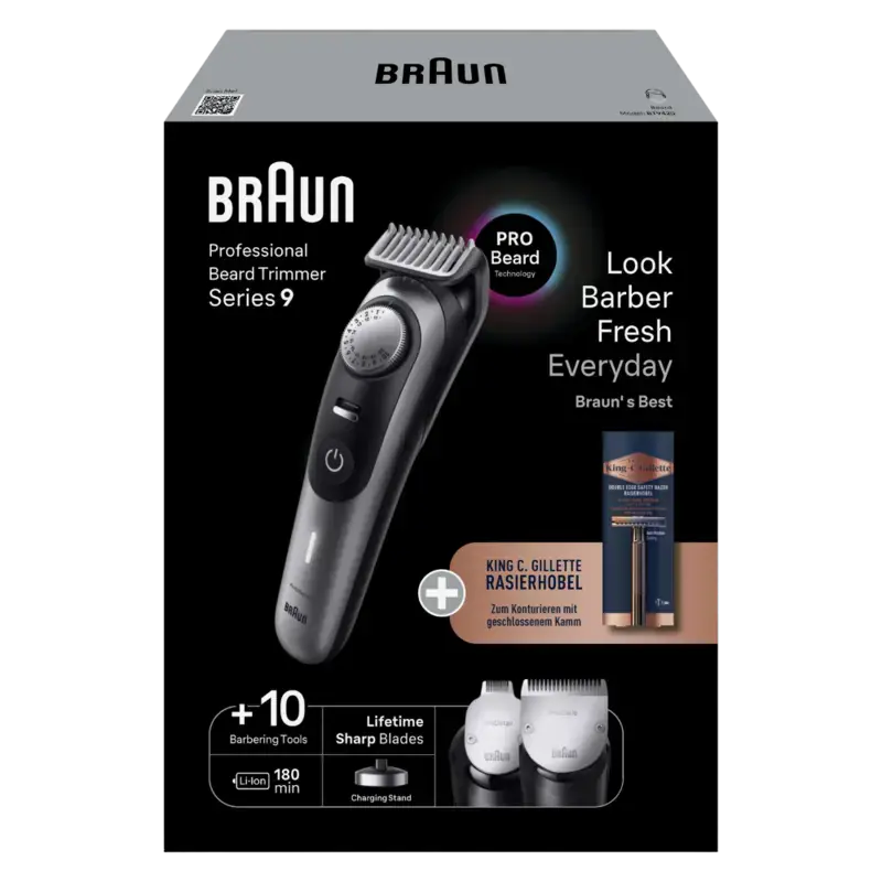 Neuheit Braun Series 9 Beard Trimmer BT9420