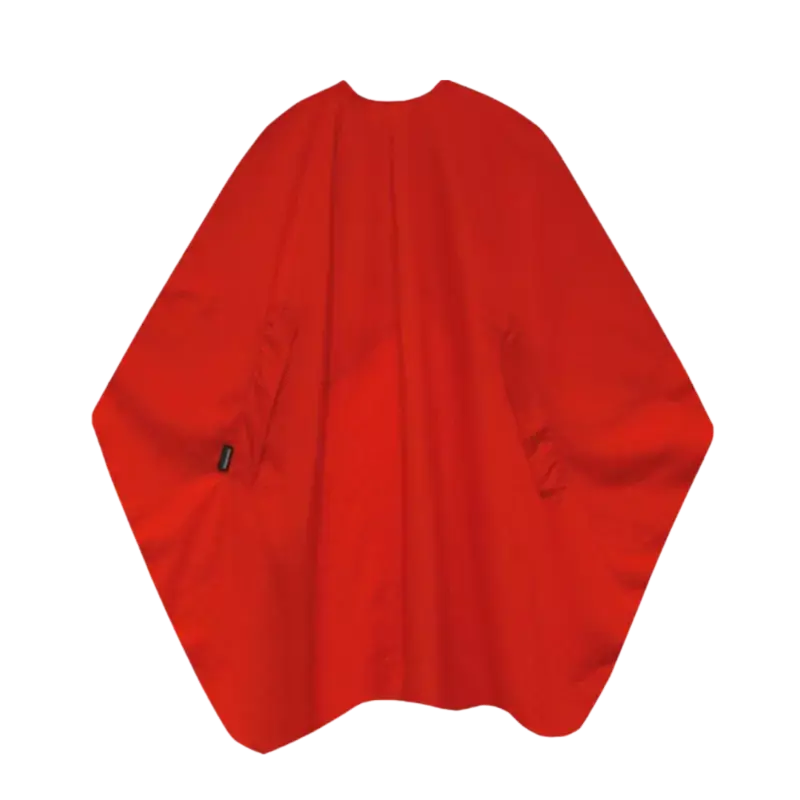 Trend Design Classic Haarschneideumhang - Hakenverschluss Rot Bestpreis