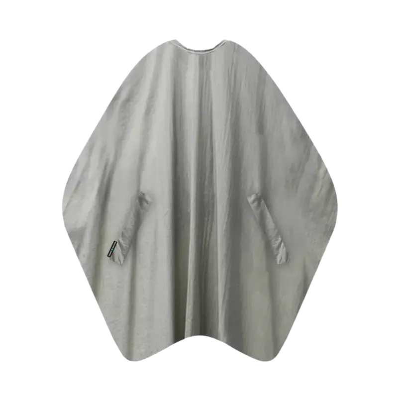 Trend Design Classic Haarschneideumhang - Druckknöpfe Hellgrau Saisonangebot