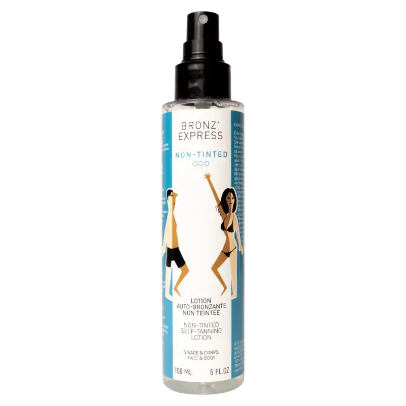 Bronz‘Express Non-Tinted Self-Tanning Lotion Face & Body 150ml Geprüft