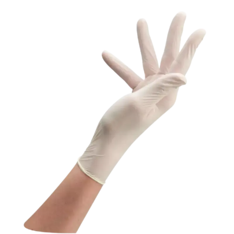 Sibel Gloves Disposable Latex White 100pcs Small Ausverkauf