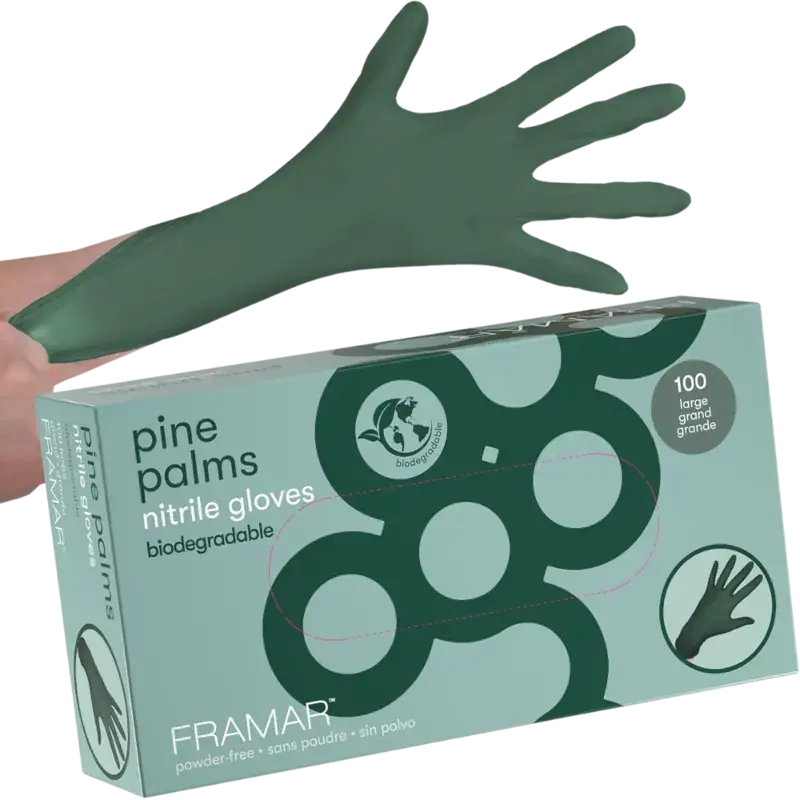Neue Kollektion Framar Pine Palms Nitrile Gloves 100pcs Large