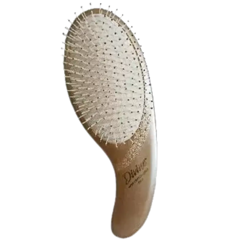 Olivia Garden Expert Care Curve Nylon Bristles Gold Wet Detangler Expressversand