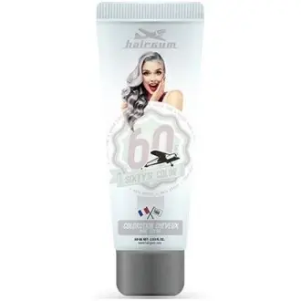 Hairgum Sixty‘s Color 60ml Silver Pink Nur Für Kurze Zeit