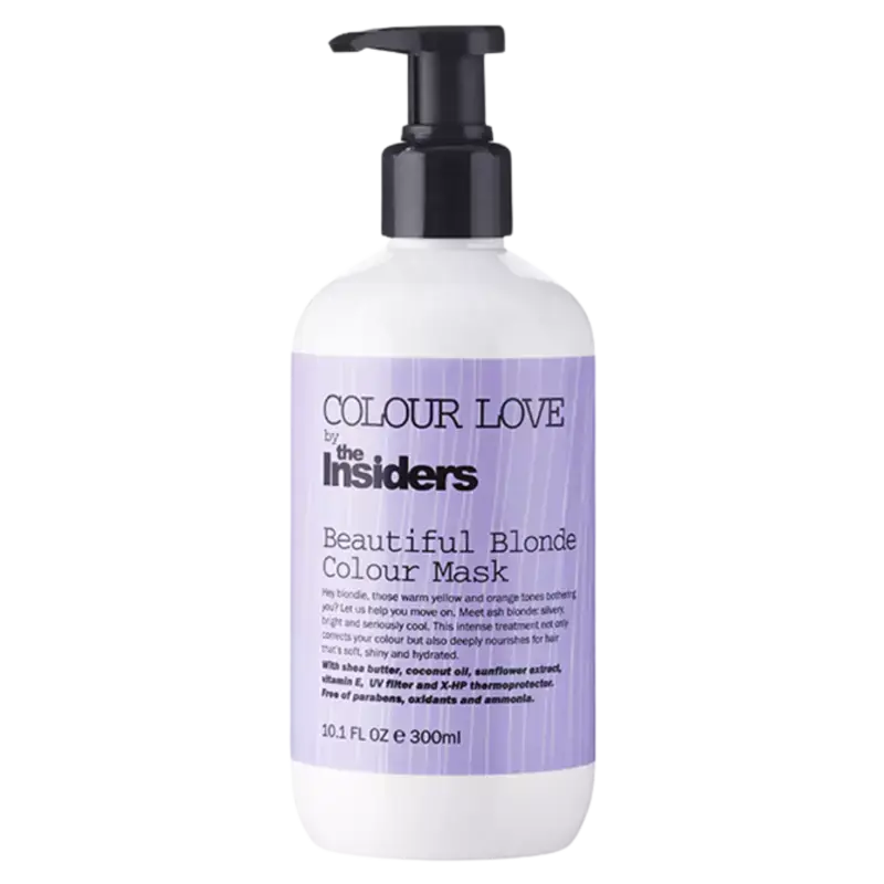 The Insiders Colour Love Colour Mask 300ml Beautiful Blonde Echt