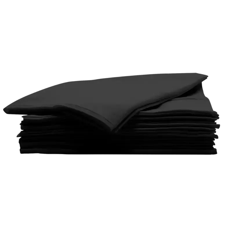 Zertifiziert Sibel Absorb & Dry Einweghandtücher 40x80cm - 50 Stück Schwarz