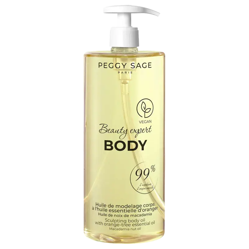 Neu Im Sortiment Peggy Sage Beauty Expert Body Sculpting Body Oil With Orange-tree Essential Oil 1000ml