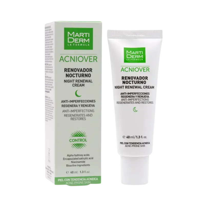 Martiderm Acniover Night Renewal Cream 40ml Echt