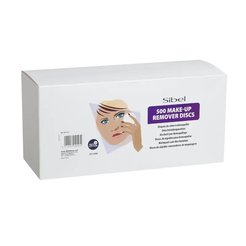Sibel Make-Up Removal Pads 5,7cm 500 pcs Nur Für Kurze Zeit