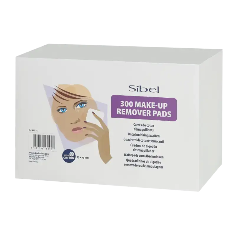 Sibel Make-Up Removal Pads 7,5cm 300 pcs Neue Kollektion