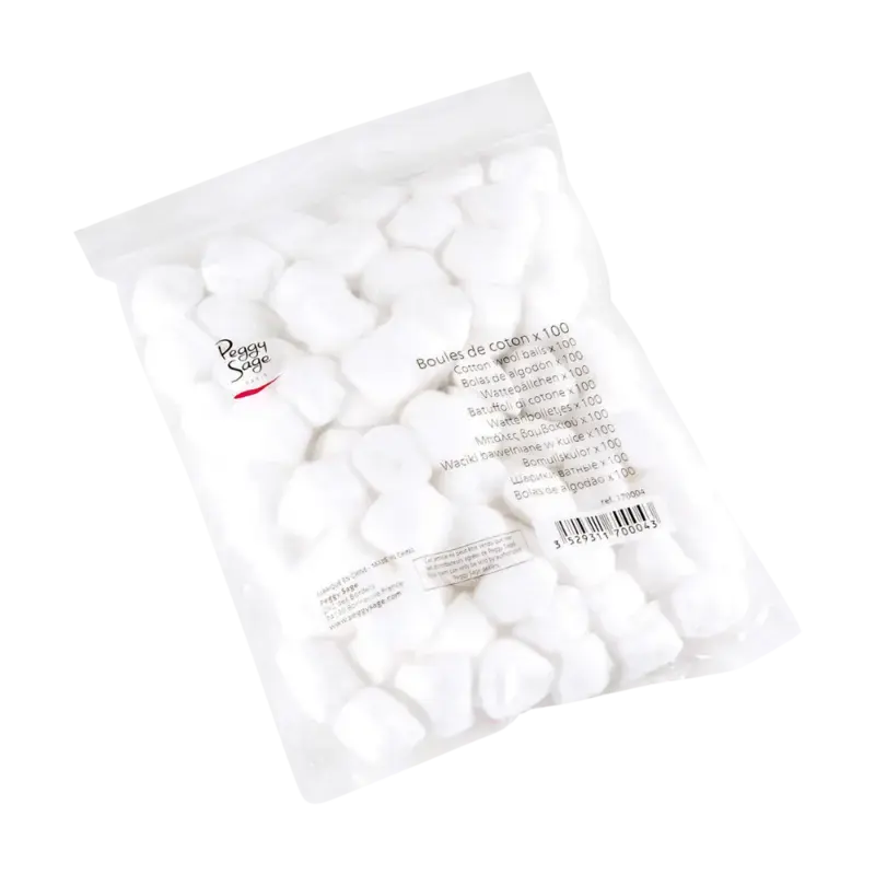 Peggy Sage Cotton Wool Balls 100pcs Top-Preis