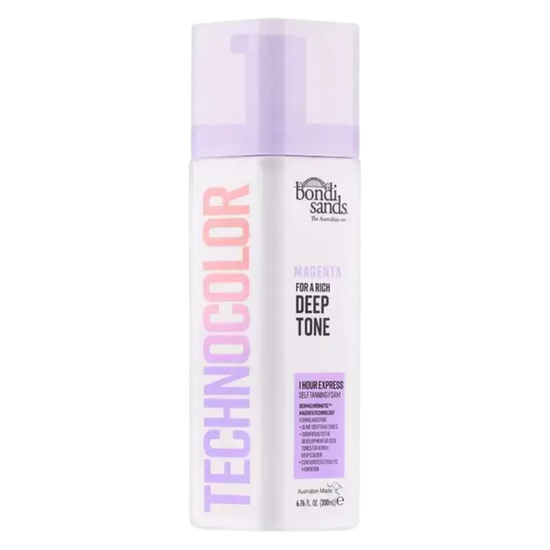 Bondi Sands Technocolor 1 Hour Express Self Tanning Foam 200ml Magenta Nur Heute