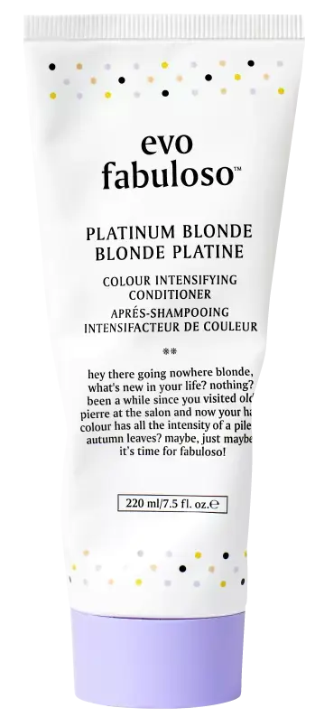 EVO fabuloso Colour Intensifying Conditioner Platinum Blonde 220ml Letzte Chance