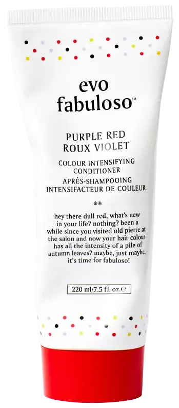 Zertifiziert EVO Fabuloso Colour Intensifying Conditioner Purple Red 220ml