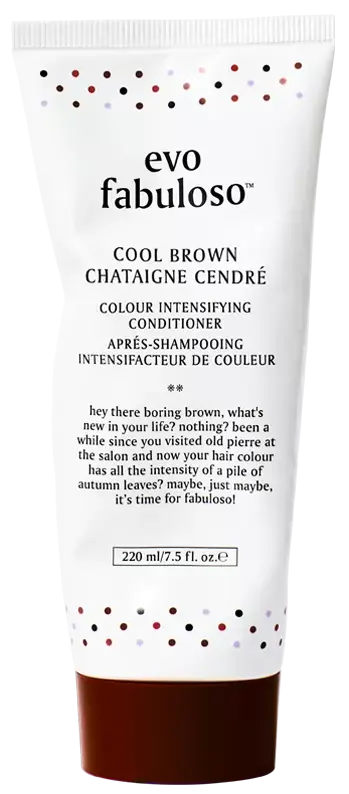 EVO fabuloso Colour Intensifying Conditioner Cool Brown 220ml Preis Gesenkt