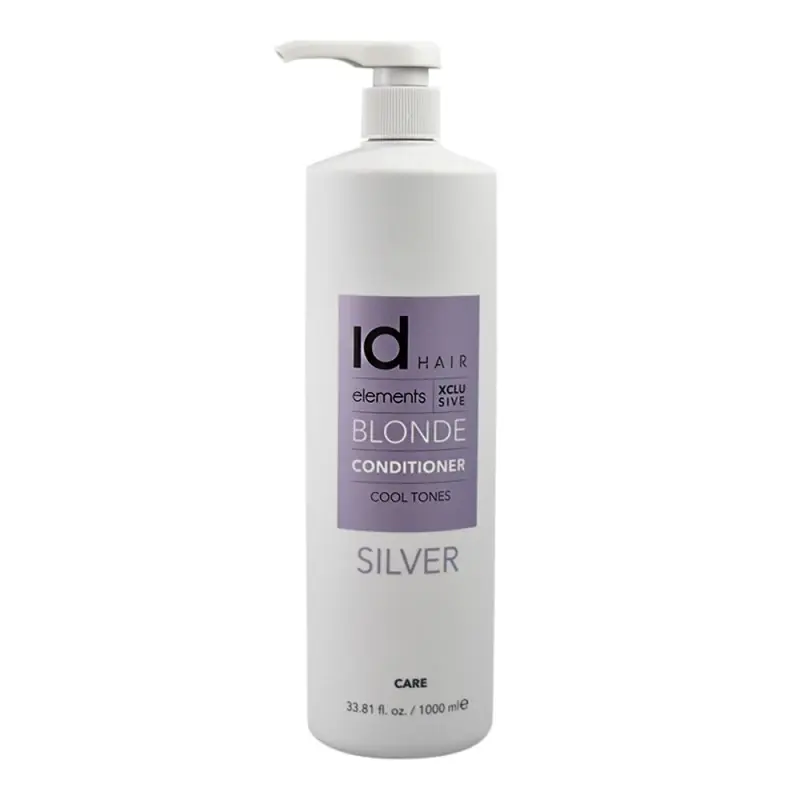 Zertifiziert IdHair Elements Xclusive Blonde Silver Conditioner 1000ml