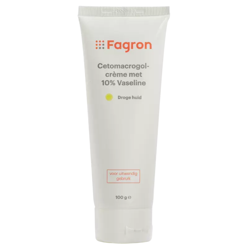 Fagron Cetomacrogol Cream 10% Vaseline 100gr Sichere Zahlung