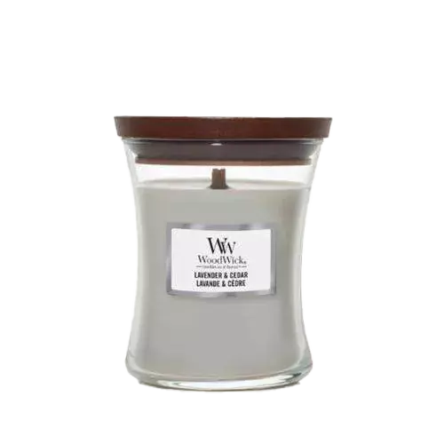 Sonderaktion WoodWick Candle Lavender & Cedar Medium
