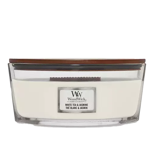 WoodWick Candle White Tea & Jamine Ellipse Sale