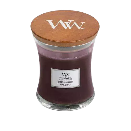 Billig WoodWick Candle Spiced Blackberry Medium