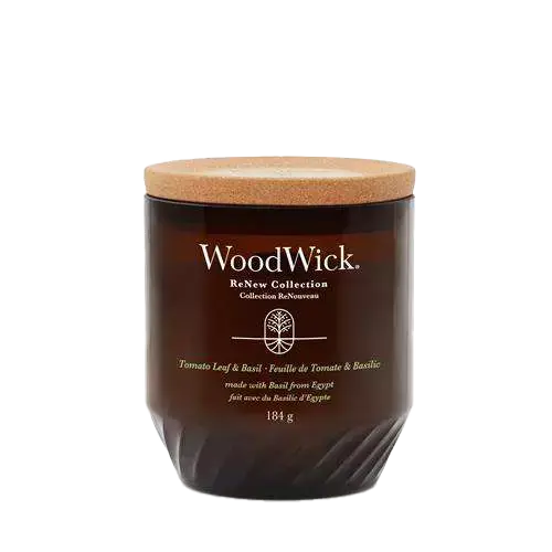 Aktuell WoodWick ReNew Candle Tomato Leaf & Basil Medium
