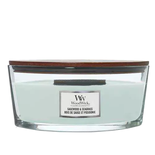WoodWick Candle Sagewood & Seagrass Ellipse Kracherpreis