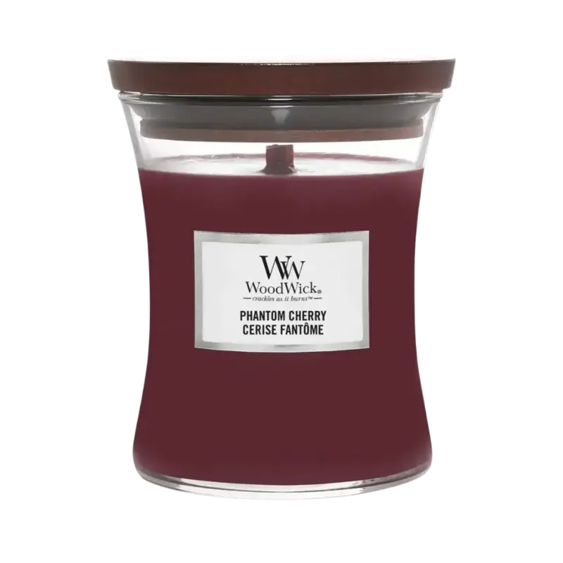 WoodWick Candle Phantom Cherry Medium Neue Kollektion