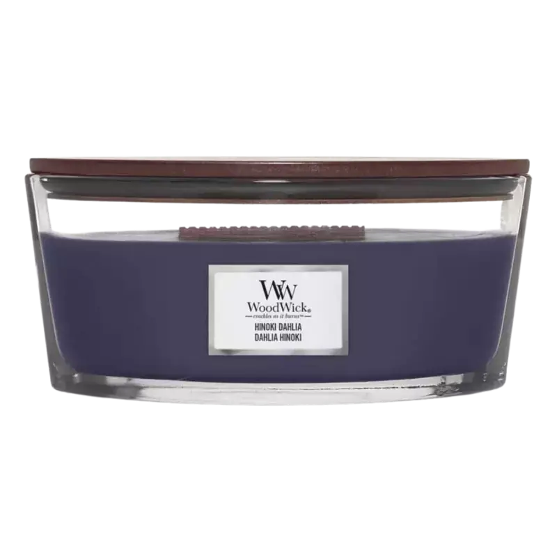 WoodWick Candle Hinoki Dahlia Ellipse Highlight