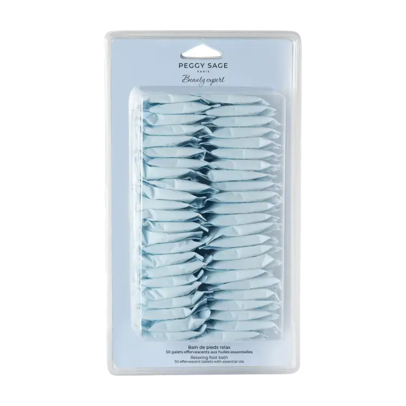 Peggy Sage Relaxing Fizzing Foot Bath Tablets With Essential Oils 50pcs Echt