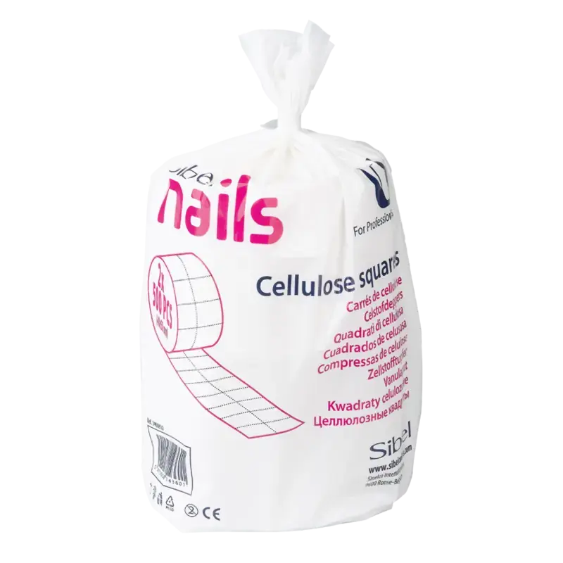 Versand Am Gleichen Tag Sibel Cellulose Squares Wipes 4cm x 5cm Roll 2x500pcs