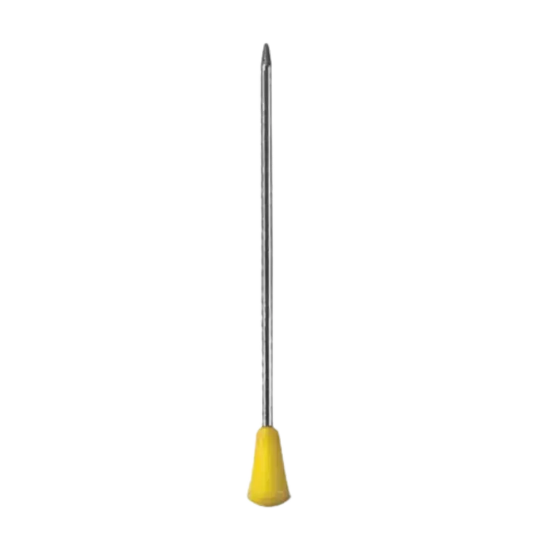 Comair Metal Permanent Pin with Yellow Plastic Head - 50 pieces Yellow - 65mm Top-Preis