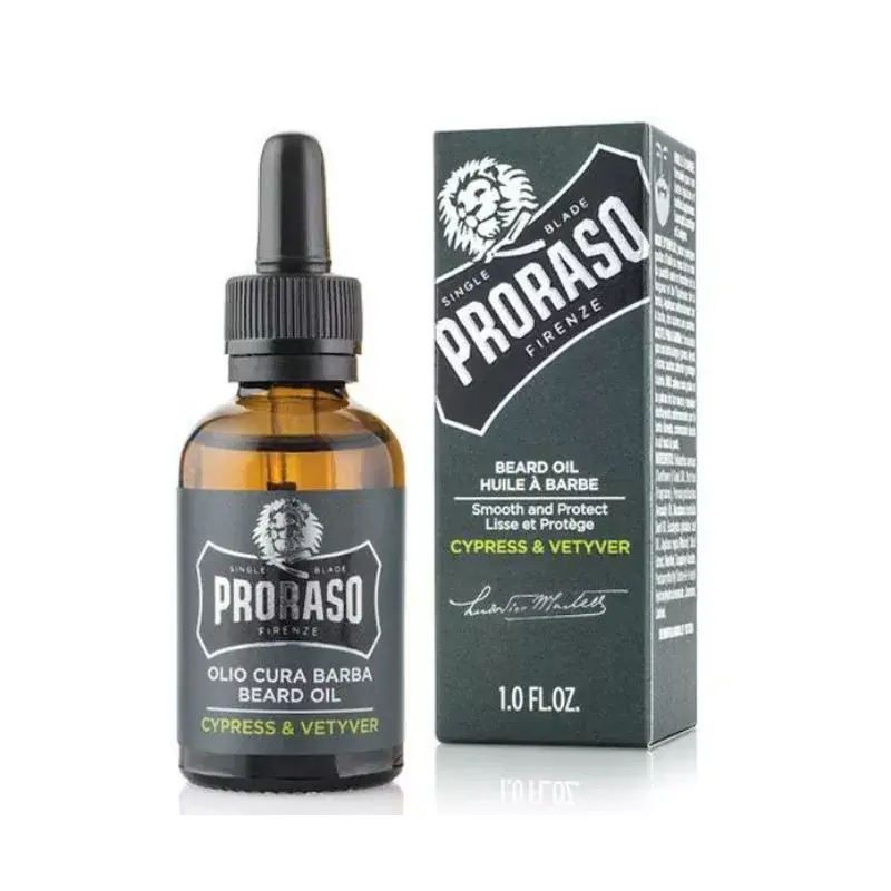 Proraso Beard Oil 30ml Cypress & Vetyver Sonderaktion