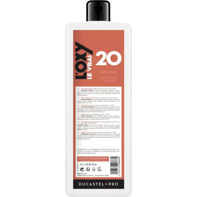 Aktuell Ducastel Pro L‘Oxy Oxydant Cream 1000ml 6%-20VOL