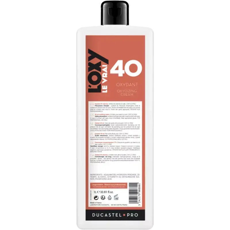 Meistverkauft Ducastel Pro L‘Oxy Oxydant Cream 1000ml 12%-40VOL