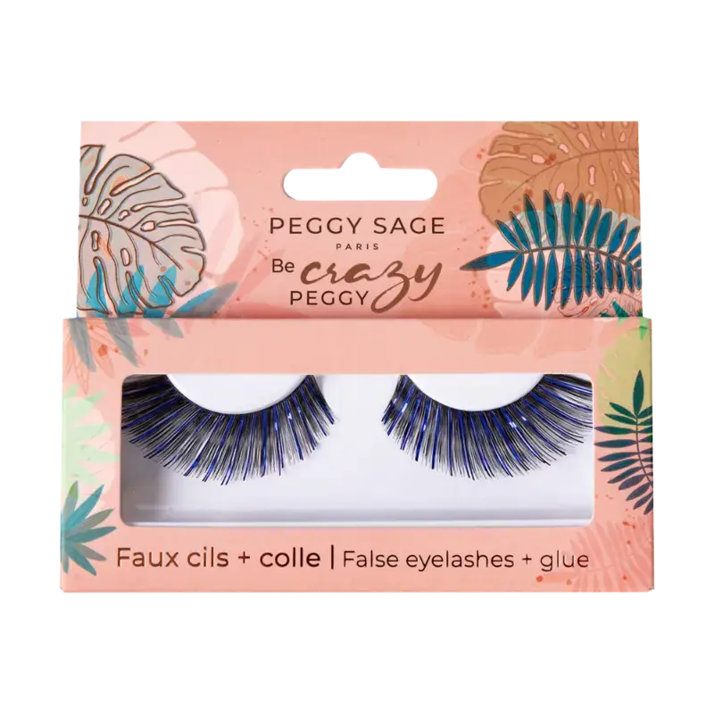 Echt Peggy Sage False Eyelashes + Glue Blue Lagoon