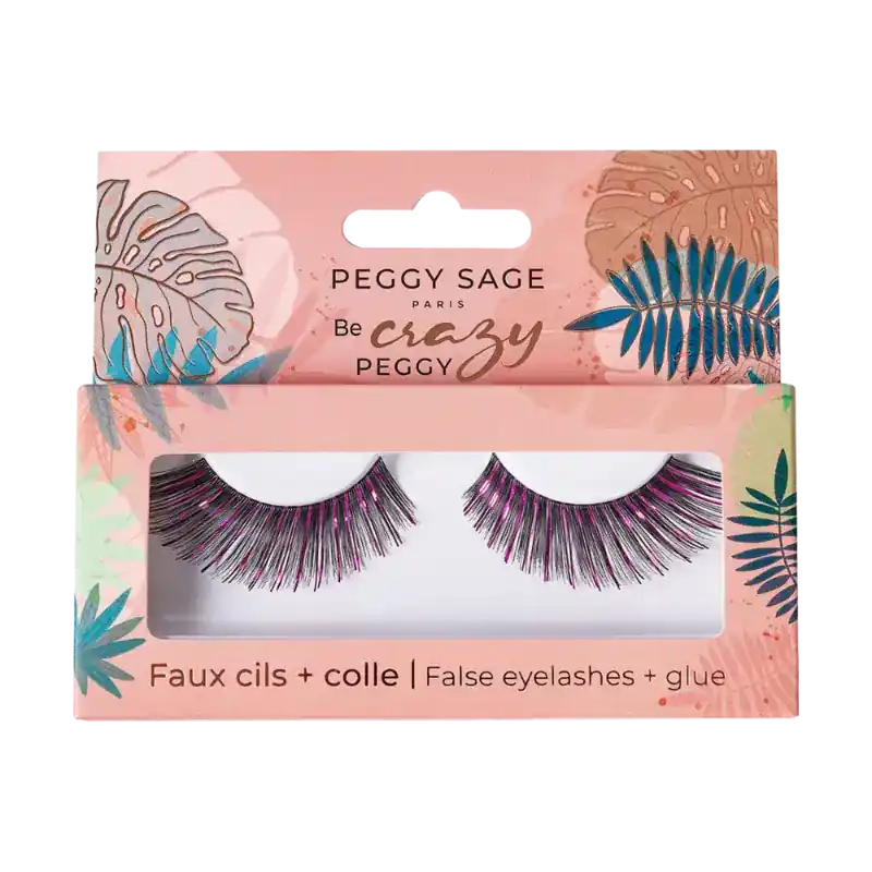 Peggy Sage False Eyelashes + Glue Pink Paradise Angebot