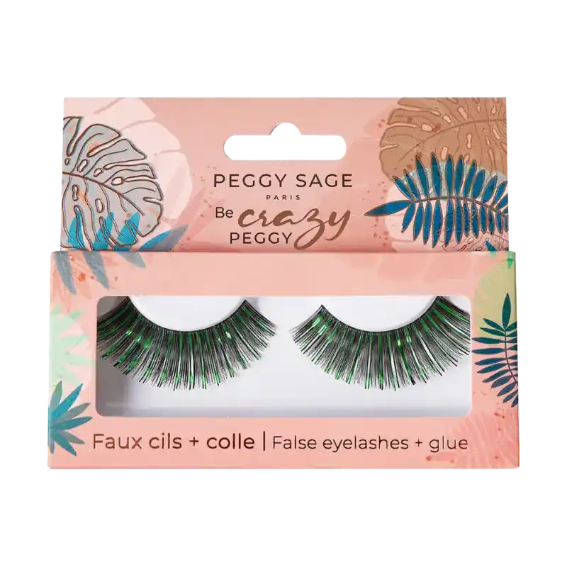 Abverkauf Peggy Sage False Eyelashes + Glue Tropical Eden