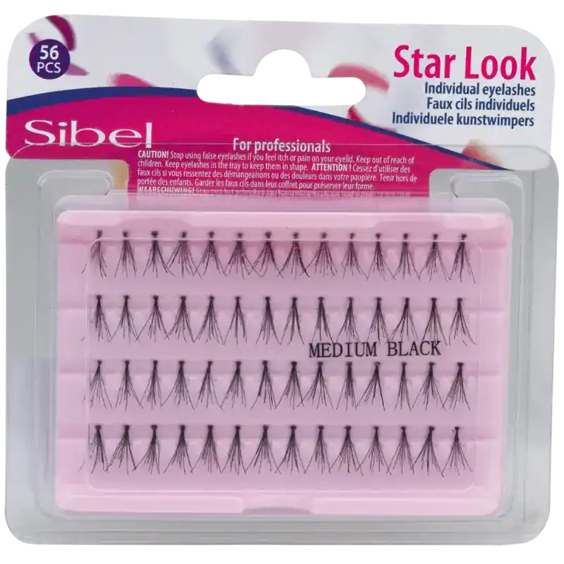 Sibel Star Look Individual Eyelashes Medium Preis Gesenkt